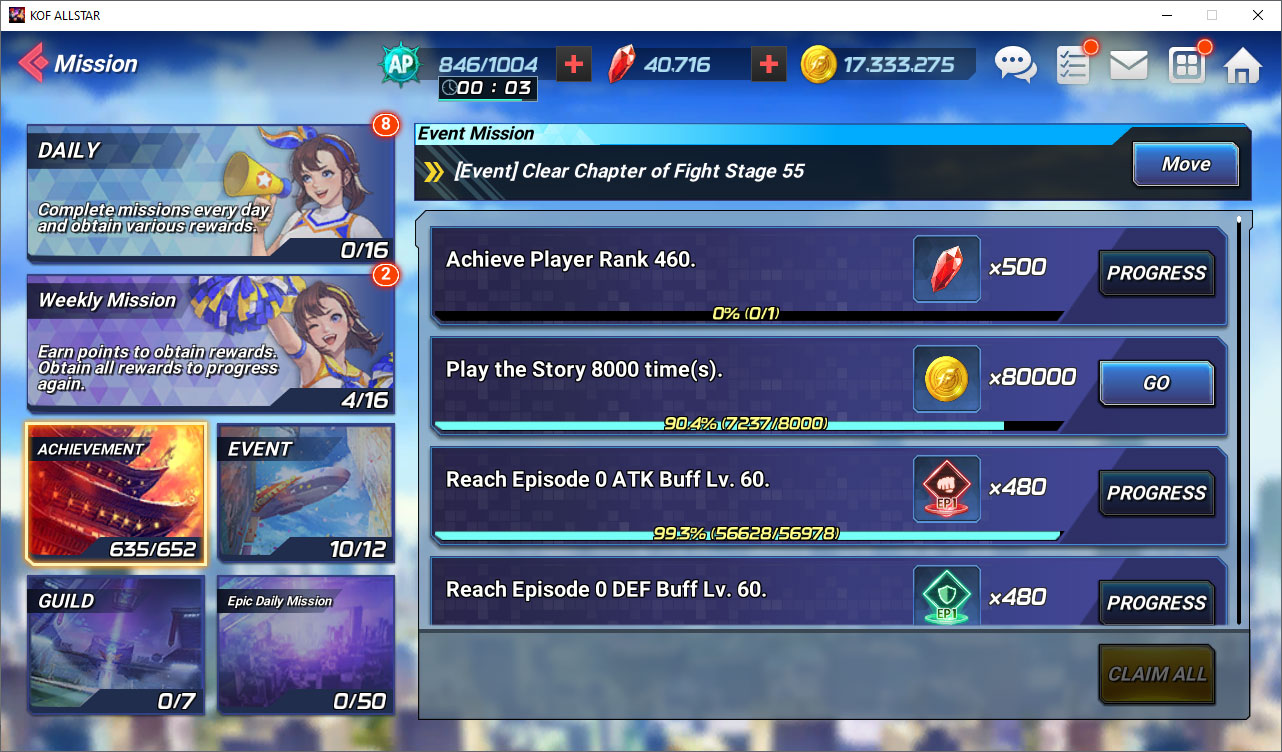 kof mission page